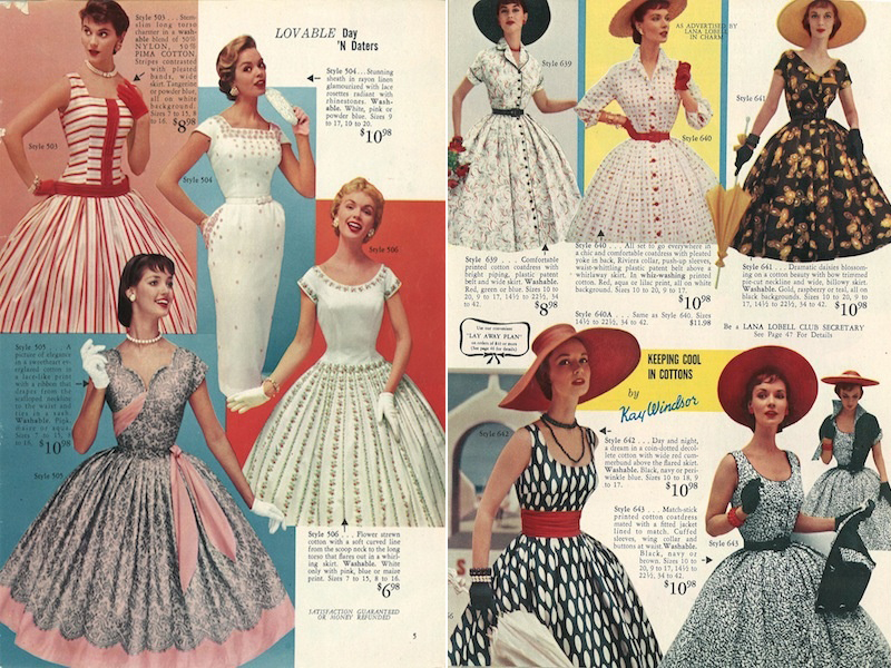 Illustration for article titled Let's Shop for Summer Dresses in the 1950s